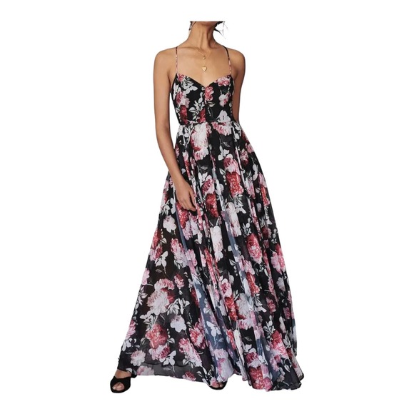 Fame and Partners Dresses & Skirts - New Fame and Partners 'Khoo Maxi' Azalea Print Dress Size 10 Floral